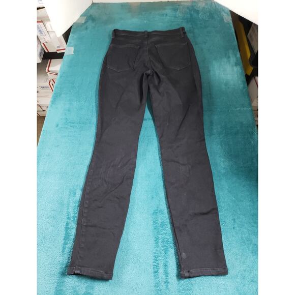 Lucky Brand Jeans Size 3 Womens Black Stretch Pant Denim Dark Mid Rise Skinny - Picture 13 of 14
